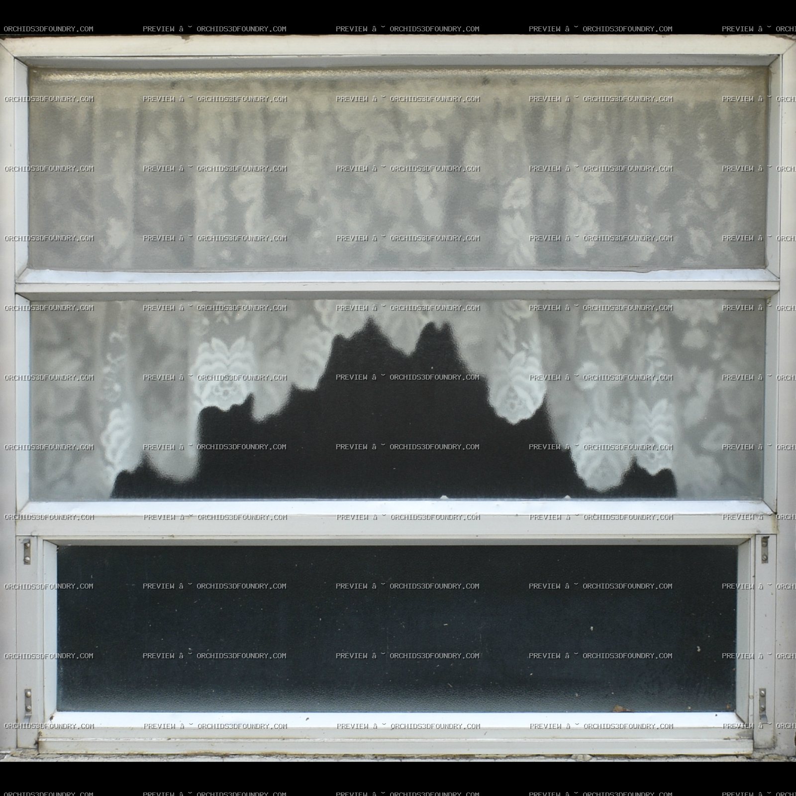 White Antique Window