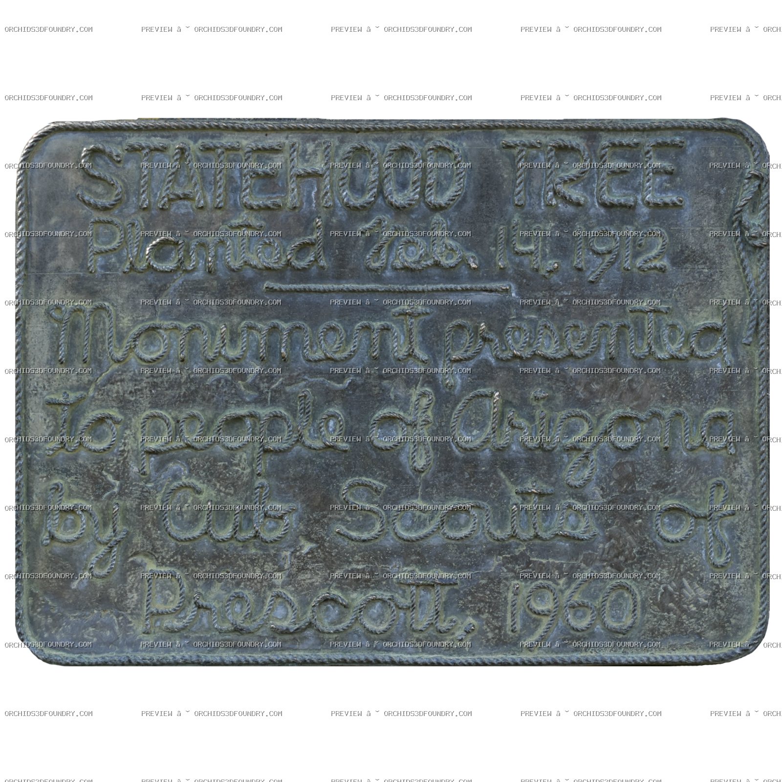 Old Statehood Sign